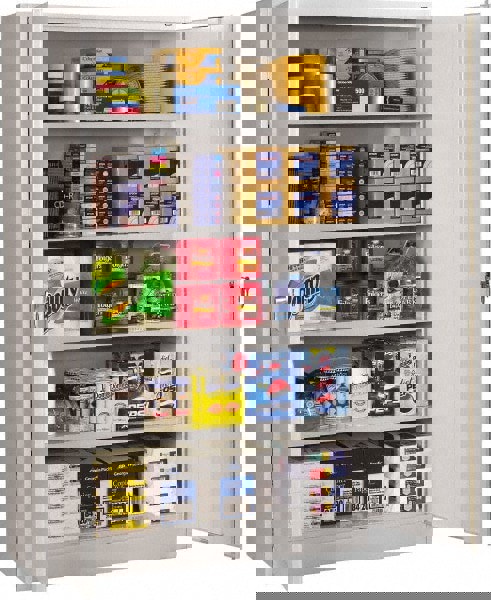 5 Shelf Locking Storage Cabinet